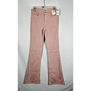 Vintage Abercrombie & Fitch Y2K‎ Pink Flare Pants 28" Waist Barbie Bratz Preppy